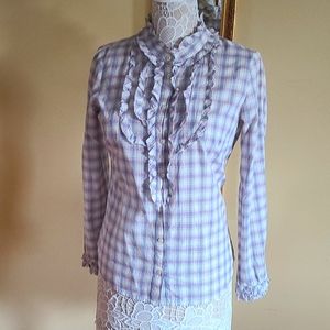 J CREW Cotton Plaid Shirt